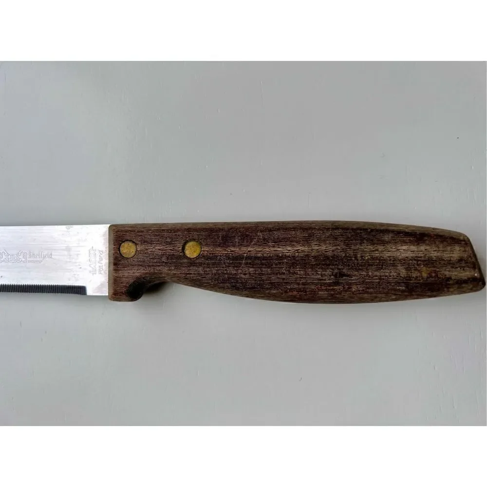 REGENT SHERWOOD Vintage Carving Knife, Stainless Steel Blade Wooden Handle